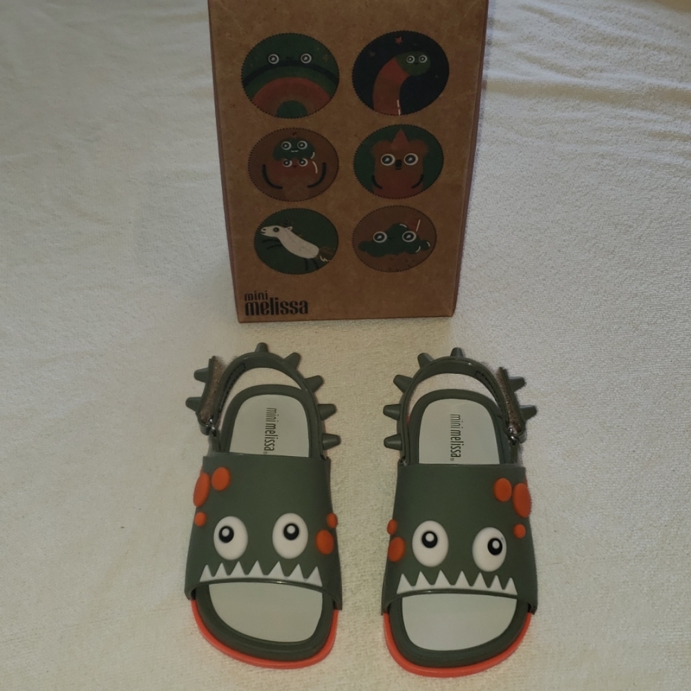 Mini Melissa Unisex Dino Beach Slide 9